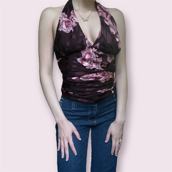 js collections printed corset top - Picture 2 of 5